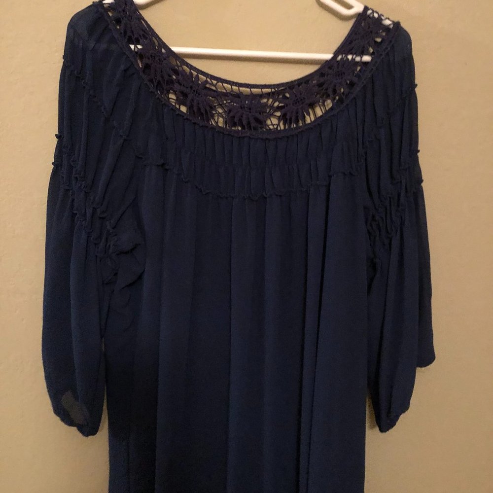 Navy Blue dress size 1X